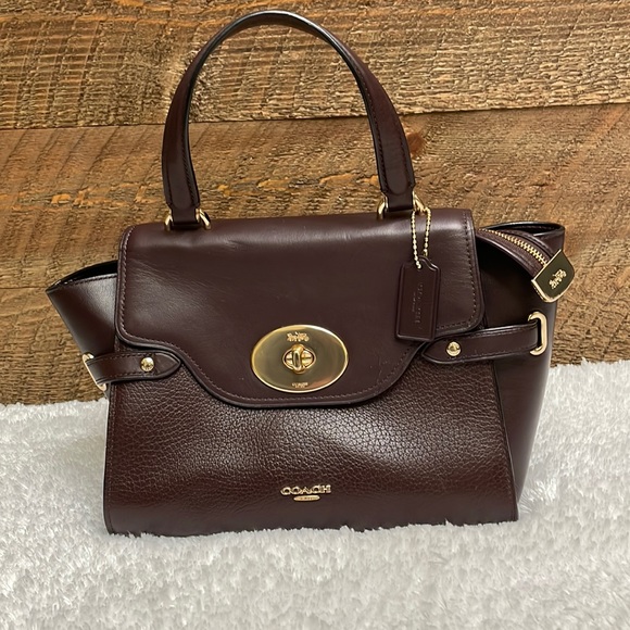 Coach Handbags - Coach Blake Flap Carryall Brown